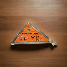 Vintage Warner Paint 'n Trim Paint  Triangle For Window Panes #435 Aluminum USA