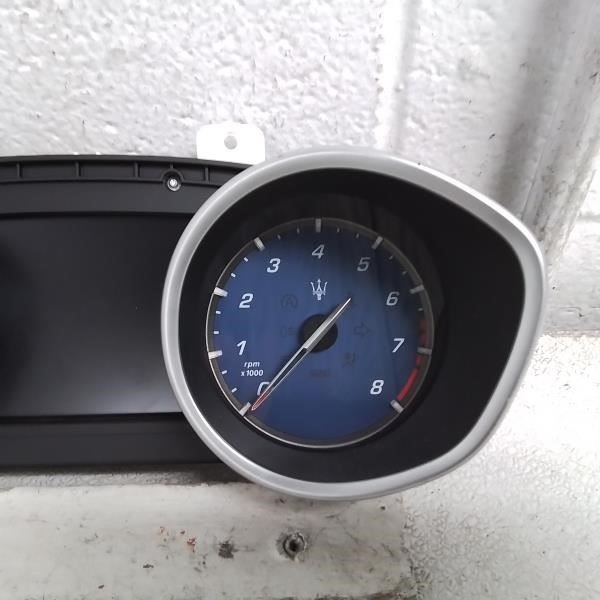 2017 MASERATI GHIBLI OEM SPEEDOMETER CLUSTER OEM ID # 670100152