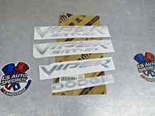 2003-2010 Dodge Viper Srt10 Hood Bumper Emblem Set 4 Pc All Color Oe New Rare 2003-2010 Dodge Viper Srt10 Hood Bumper Emblem Set 4 Pc All Color Oe New Rare