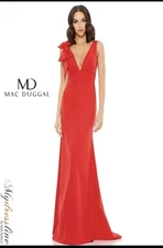Mac Duggal 49454 Evening Dress ~LOWEST PRICE GUARANTEE~ NEW Authentic