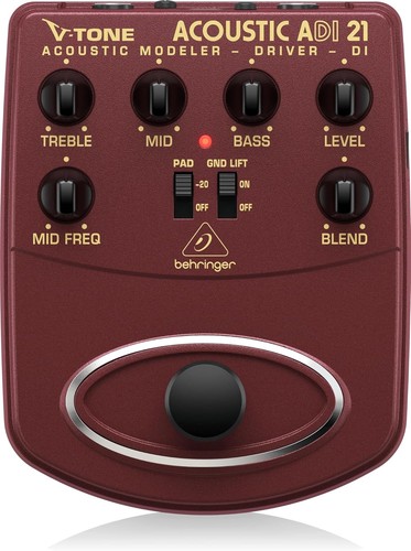 Behringer ADI21 V-Tone Acoustic Driver Direct Recording Preamp/DI Box