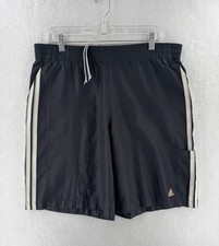 Adidas Shorts Adult Medium 3 Stripes Running Soccer Hiking Vtg 2006 Rare