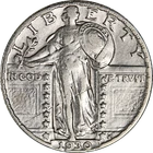 1930-P Standing Liberty Quarter - Scratch