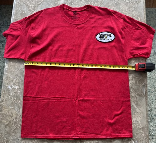 Tipitinas TShirt-Red Size XL-Custom Made-Pro Sewn On Patch-Hanes ComfortSoft-NEW - Picture 7 of 9