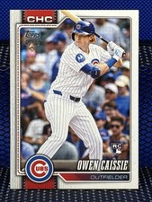 2026 Topps Series One OWEN CAISSIE Cubs Base 233 RC Rookie Card