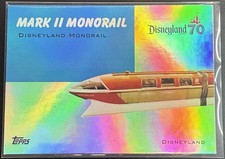 2025 Topps Disneyland 70th Mark II Monorail 1954 On Wheels #T54-3 Disneyland