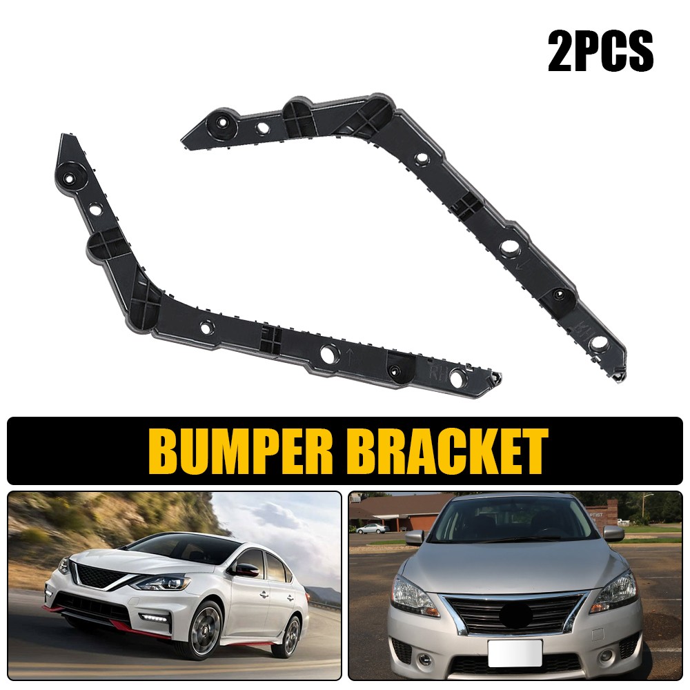 2013-19 For Nissan Sentra 2018 2017 2016 Rear Support Brackets Bumper Set 2Pcs