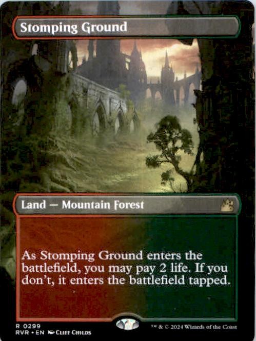 Stomping Ground (Borderless) Ravnica Remastered NM