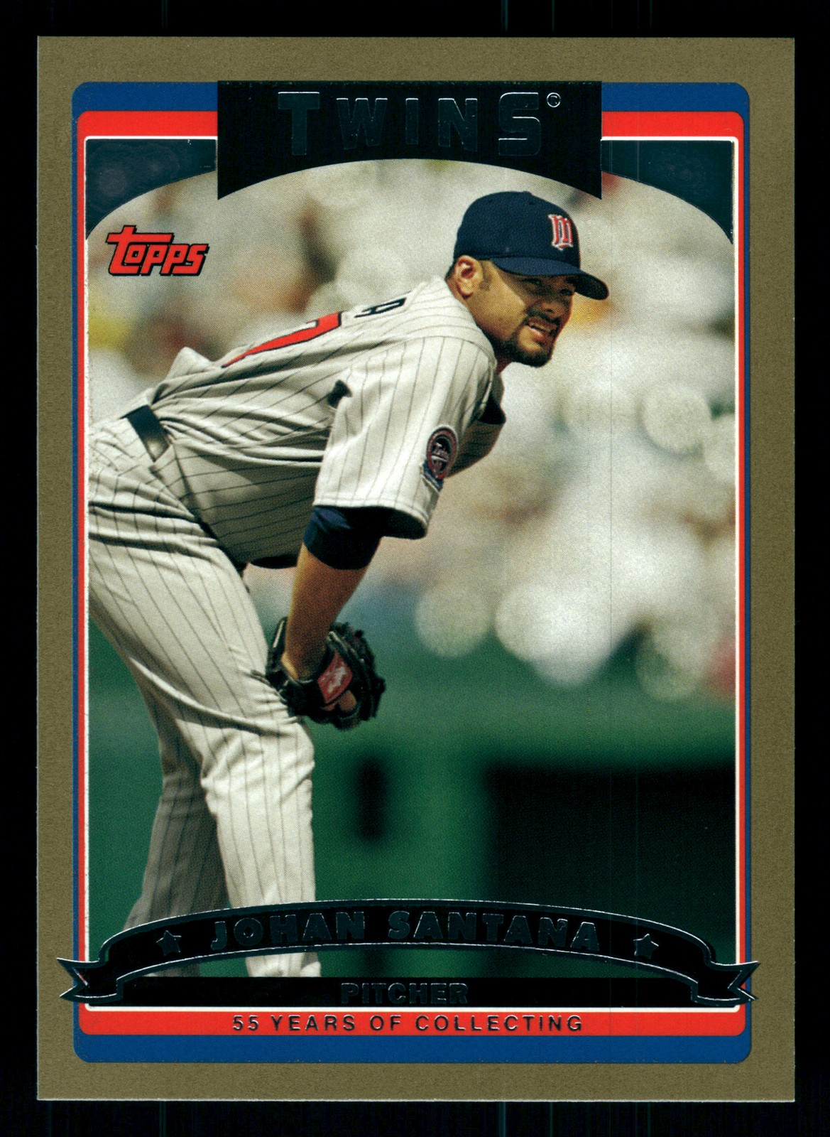 Johan Santana Minnesota Twins 2006 Topps Gold #468 SN /2006