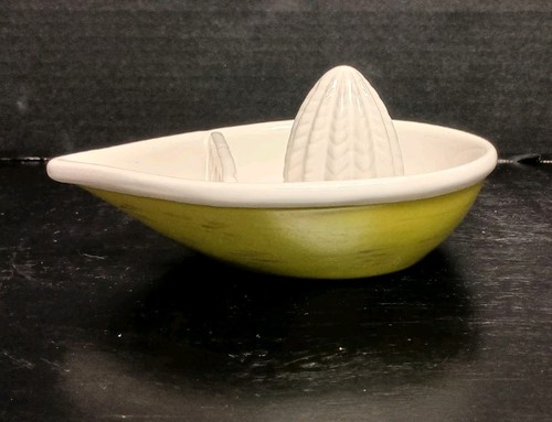 Ceramic Juicer W/ Pulp & Seed Strainer / Separator Green & White Target - Picture 2 of 7