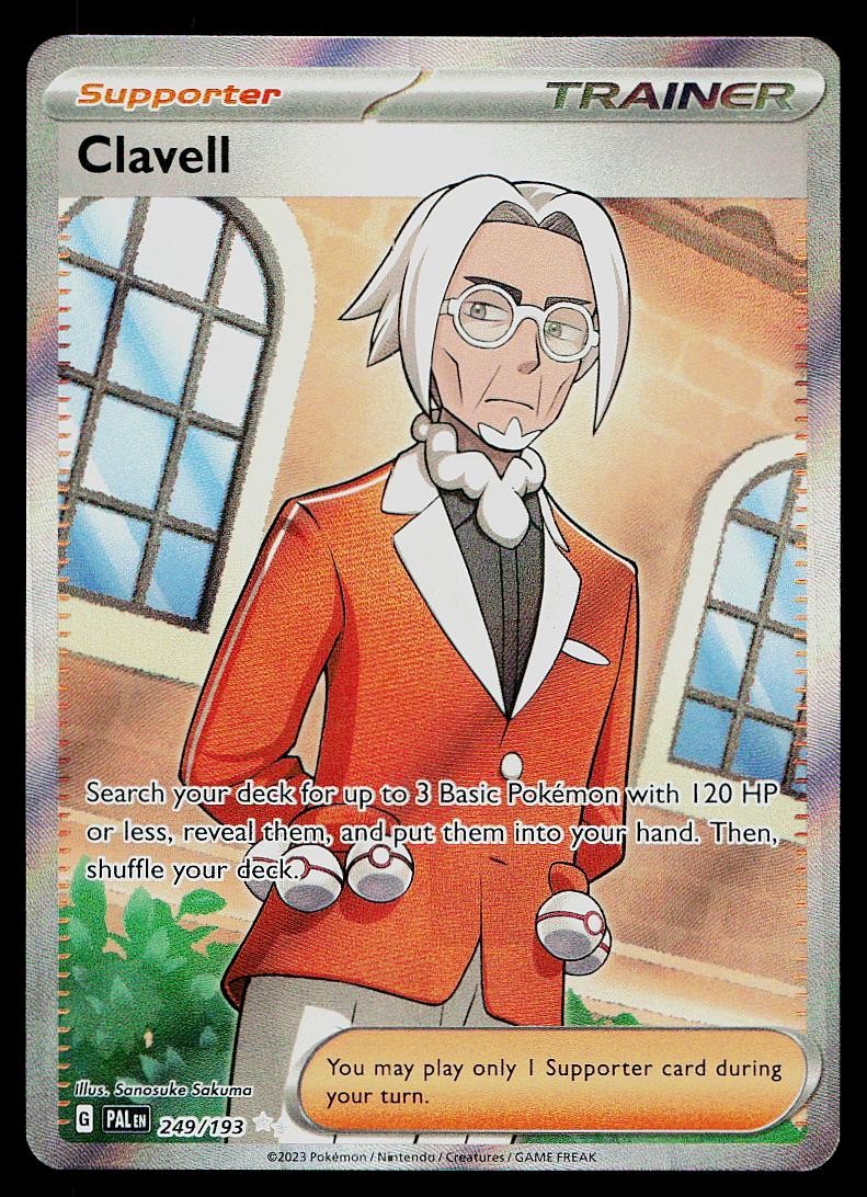 Pokemon Card Paldea Evolved Clavell 249/193 Ultra Rare