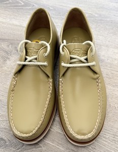 Men\'s Sperry Size 11 Top Sider Captain\'s Mocassin Oxford Sneakers Mesh Green Classic Captain main image 2