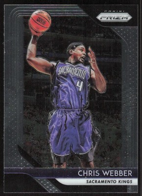 2018-19 Panini Prizm Chris Webber Basketball Card #165 - Sacramento Kings