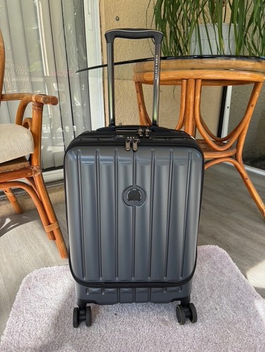 Delsey Paris Shadow 6.0 Front Pocket Carry-on Luggage Color: Anthracite