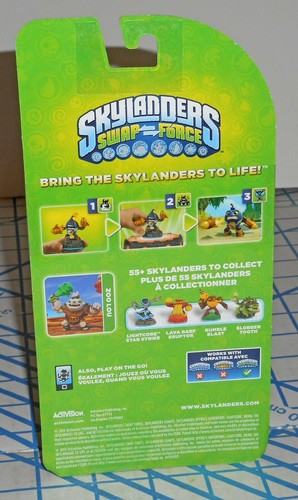 Activision SkyLanders Swap Force Zoo Lou Action Figure with Card & Stickers MOC - Imagen 3 de 3
