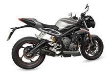 Street Triple 765 Exhaust 2017-2019 SP Diabolus Carbon Round XLS Carbon Outlet