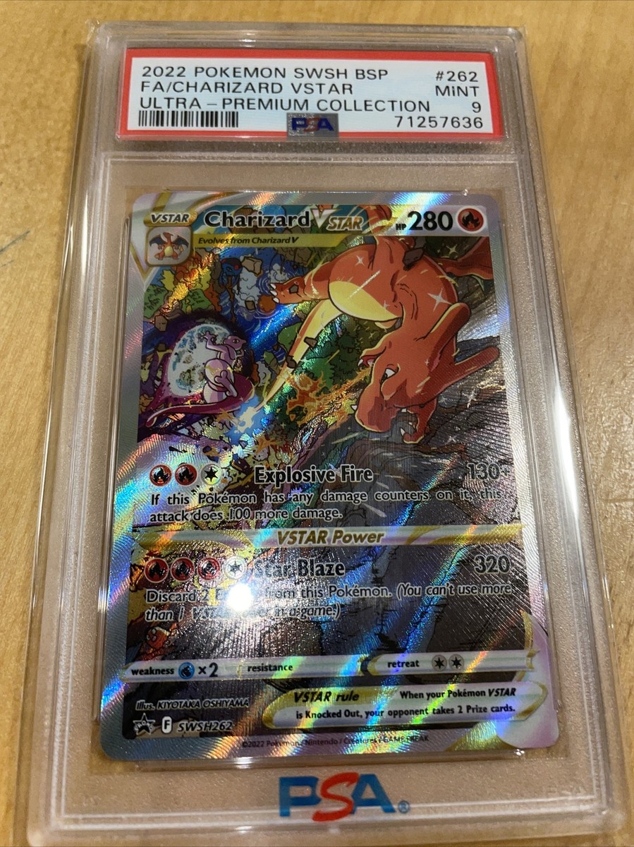 2022 Pokémon Charizard VSTAR PSA 10 2022 Pokemon Ultra Premium Collection BSP Charizard VSTAR #SWSH262