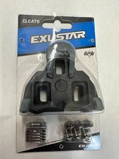 new bicycle Exustar clipless pedal Black CLEATS Fixed Shimano SPD-SL