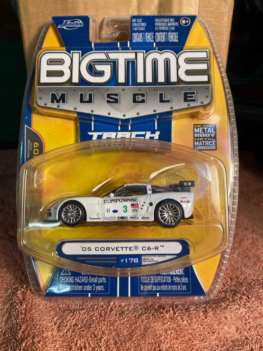 JADA Bigtime Muscle Trach Series '05 Corvette C6-R #178 1:64 Scale