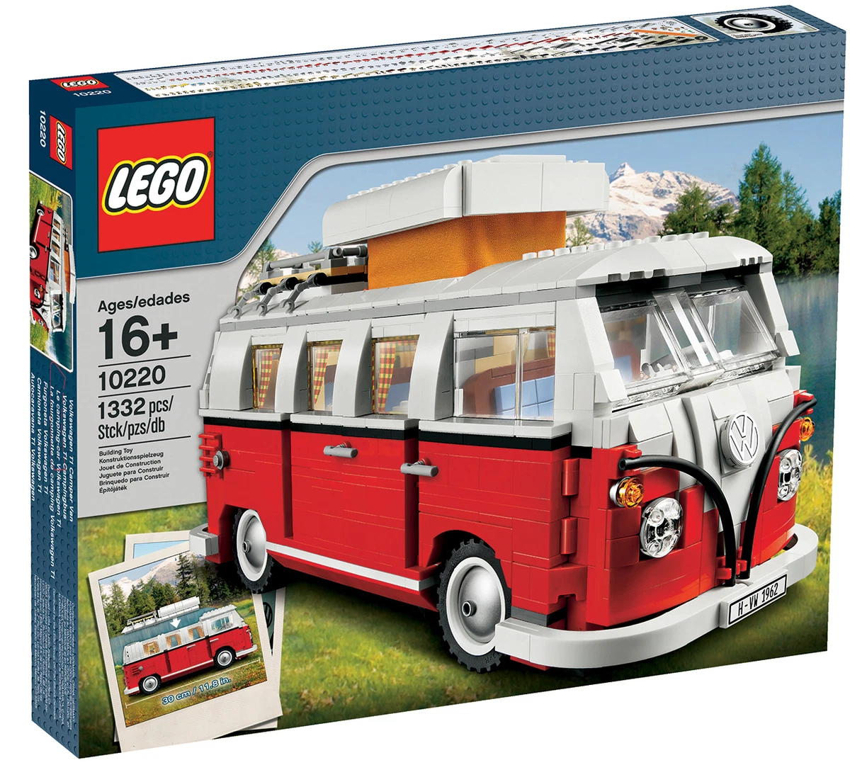 LEGO Exclusiv 10220 VW Bulli T1 Volkswagen Bus Campingwagen Camper