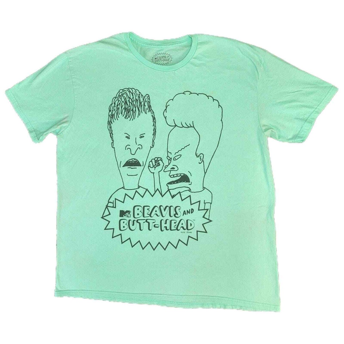 BEAVIS AND BUTT-HEAD MTV T-SHIRT XL SIZE MIKE JUDGE 2012 | eBay