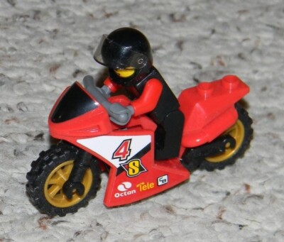 LEGO 60084 - Racing Bike / Motorcycle & Racer Mini Figure | eBay
