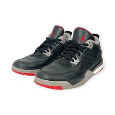 NIKE  Kids Size 3Y  Air Jordan 4 Retro Bred Reimagined PS Shoes BQ7669-006