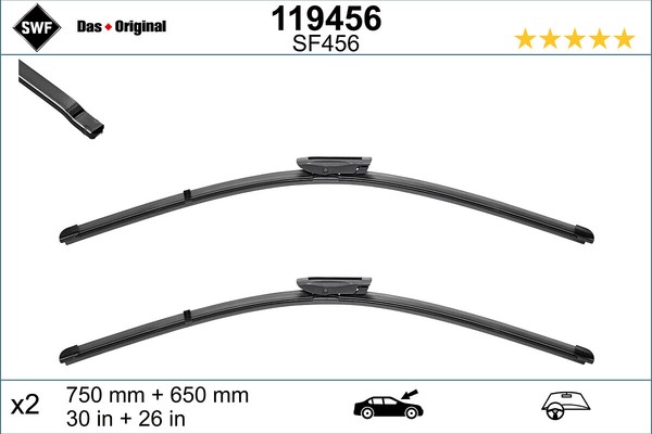 Swf 119456 Scheibenwischer FüR Renault-image