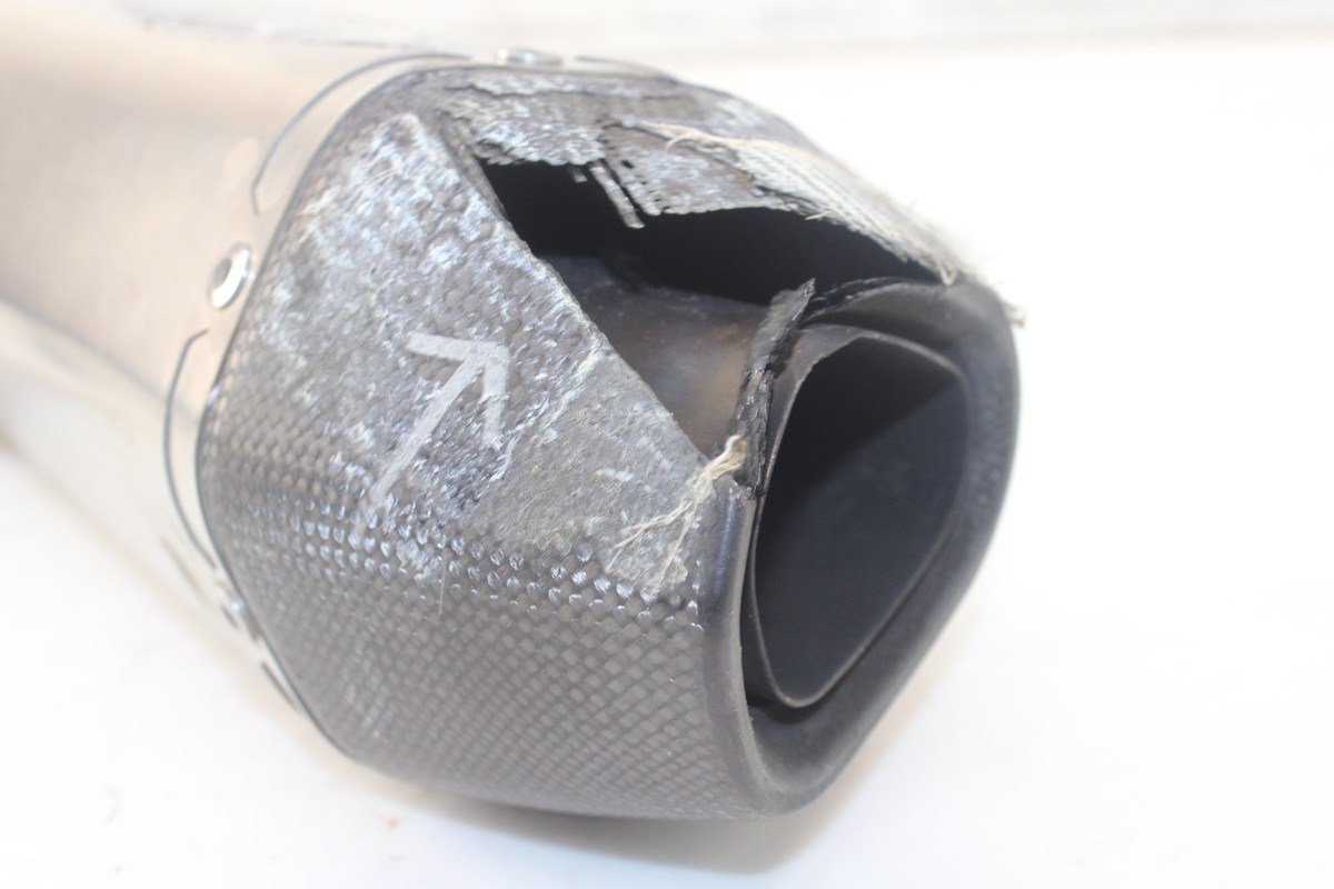 06-07 ZX10R AKRAPOVIC EXHAUST CAN MUFFLER SLIP ON PIPE