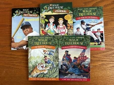 Magic Tree House by Mary Pope Osborne lot of 5 VG condition