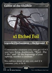 Cultist of the Absolute (Foil Etched) 495 Commander Legends: Battle for Baldur's Gate