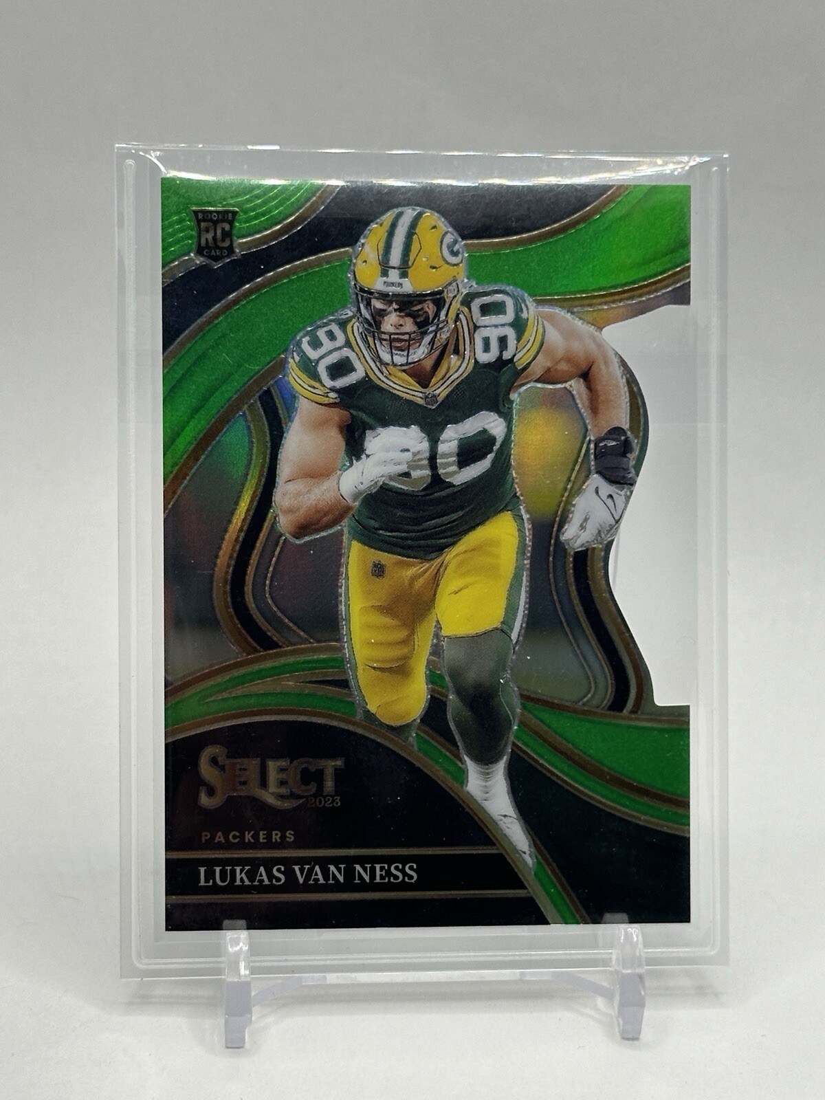 2023 Select LUKAS VAN NESS #239 RC Rookie Club Level Lime Green Die-Cut #/499