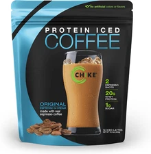 Chike Original High Protein Iced Coffee, 20 G Protein..., 14 Servings (15.3 Oz)