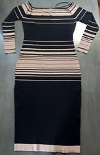 Fashinova Womens Long Dress Brown And Black Size 3xl