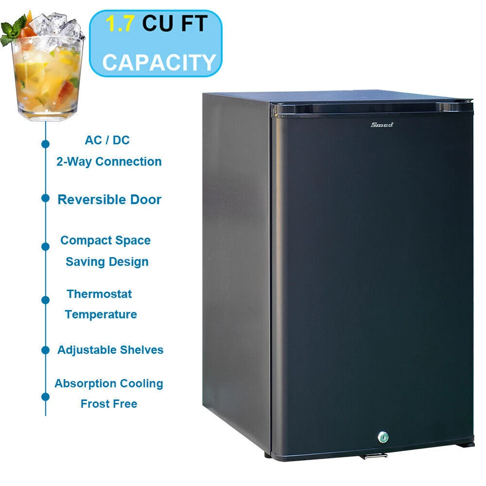 1.7 cu  ft DC12V AC 110V Truck Refrigerator RV Camping Fridge Cascadia sleeper - Image 2 of 4