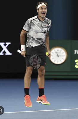 Nike Roger Federer 2017 Australian Open Zoom Vapor Flyknit Size