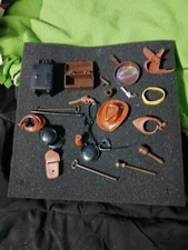 22 pc Lot of Marx Toys 1973 Sam Cobra 'Bad Man' Western accessories (Lot #2)