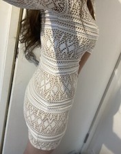 White Lace Small / Medium Dress