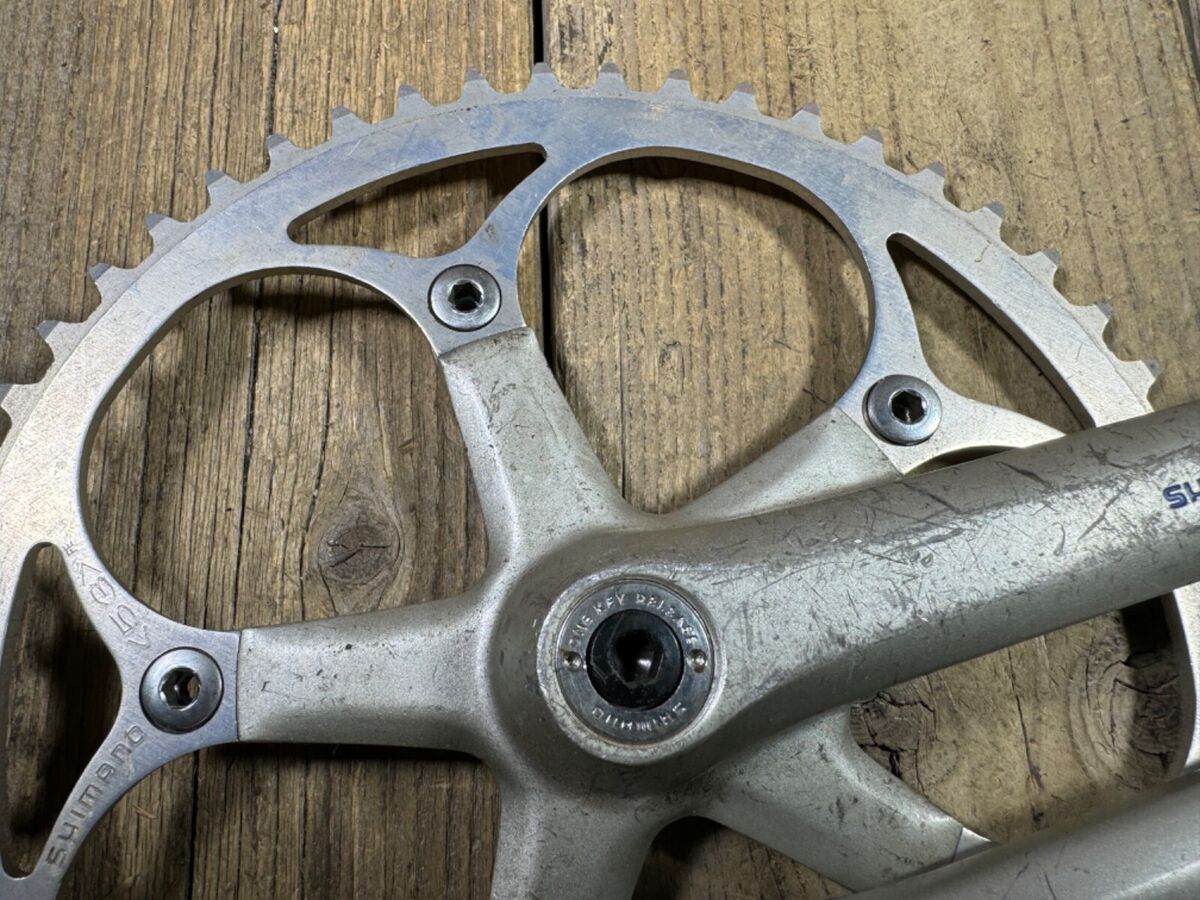 Shimano 600 Ax FC-6300 Crankset Oversize Pedal Axle 170mm Shimano 600 Ax FC-6300 Crankset Oversize Pedal Axle 170mm