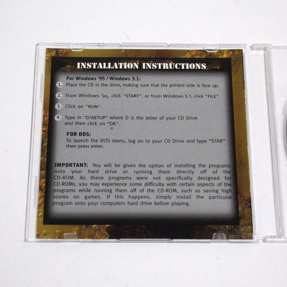 100 Action Arcade Games Pc CD ROM Computer Game VOLUME 2 DUKE NUKEM 3D ...