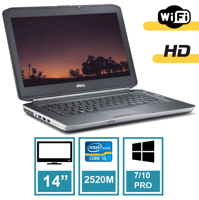 Dell e5420 i5-2520M max 3,2GHz, DVD, KAM 14" HD, - Bild 1 von 4