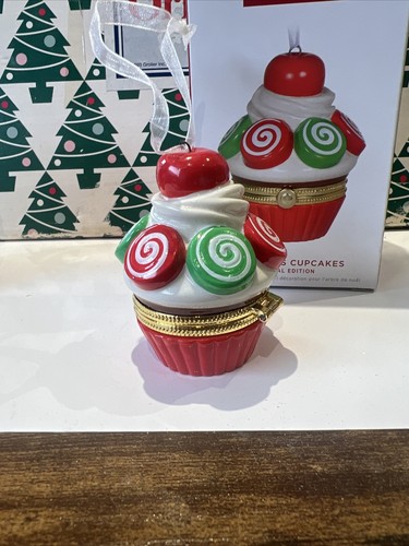 Weihnachten Cupcake Sonderedition Markenzeichen Baumschmuck Neu im Karton - Bild 15 von 19