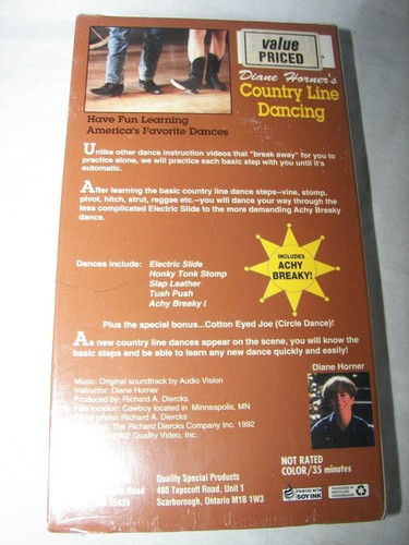 New Sealed Lot of 5 Country Line Dancing Instructional VHS Tapes Texas Style - Photo 5/8