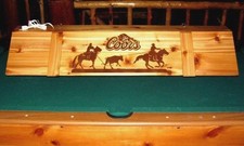 New 52” Led Pool Table Light Coors Team Roping Billiards Lamp Cowboy Western