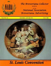 NABA BREWERIANA BEER COLLECTOR MAGAZINE FALL 02 ABA BCCA CARRY BAG ADVERTISING