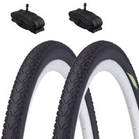 2 Reifen Demi Slick 16X1.75 (47-305) + FahrradschläUche Citybike Kind