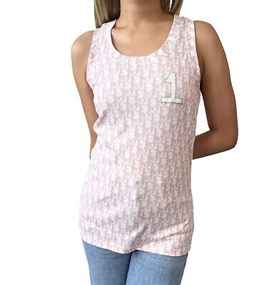 Christian Dior Vintage Trotter Monogram Logo Tank Top #40 Christian Dior Vintage Trotter Monogram Logo Tank Top #40