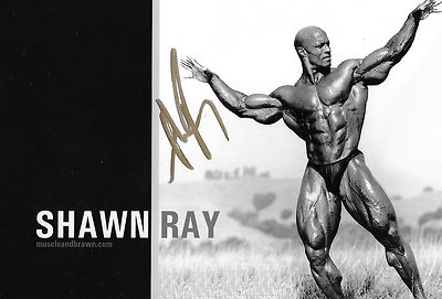 Shawn Ray signed/auto Arnold Classic Bodybuilding Legend RARE COA PROOF LOOK!