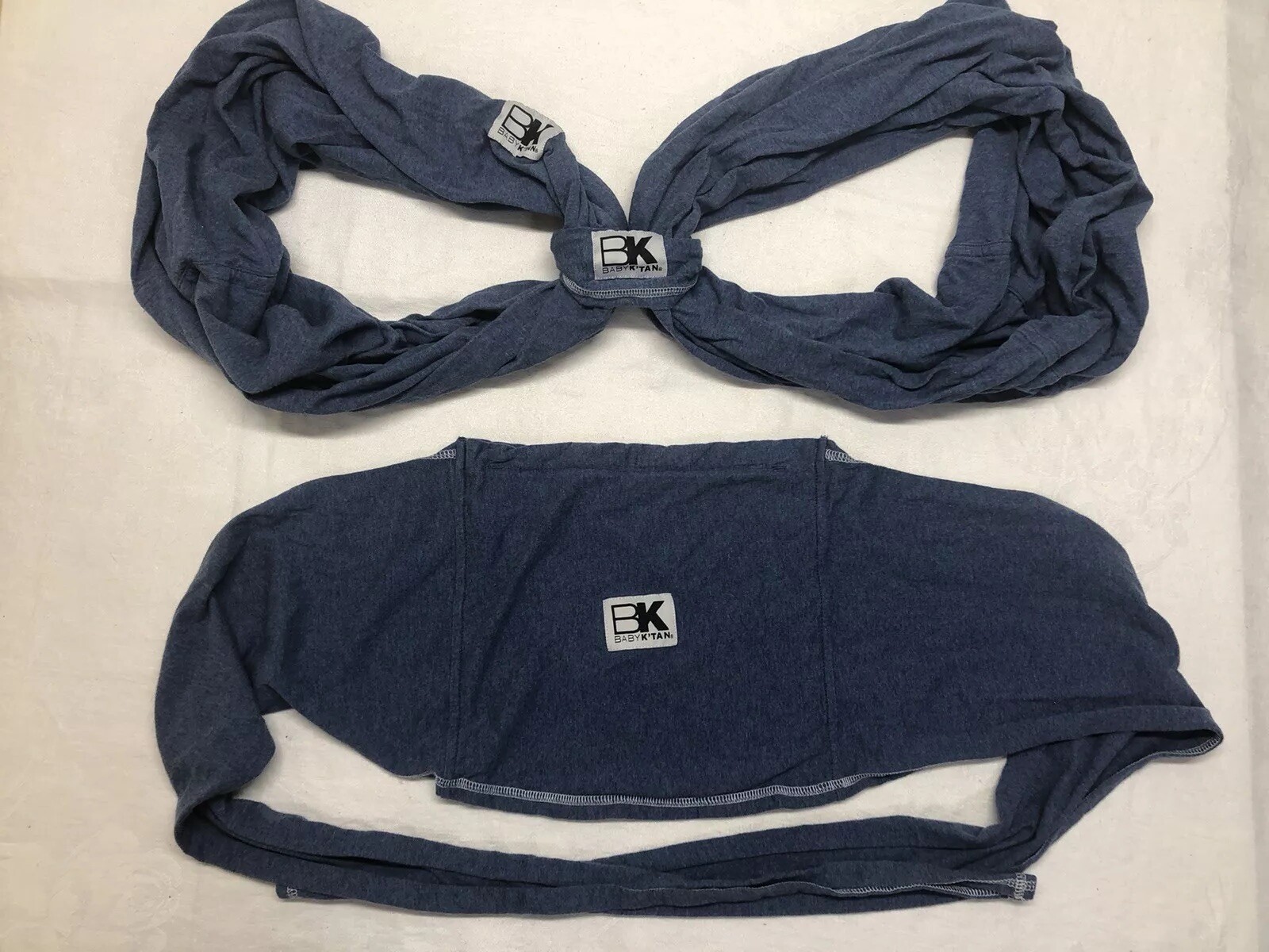 Baby K'tan Original Baby Carrier Front Carry Bag XS -Small Blue Easy Hands Free-image