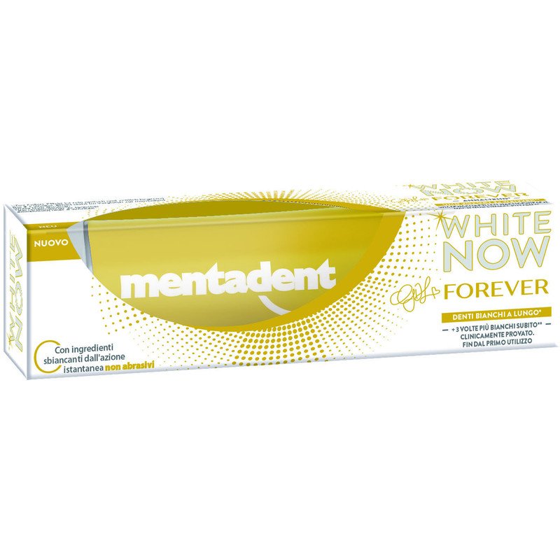 12PCS MENTADENT WHITE NOW GDL FOREVER 50ML TOOTHPASTE